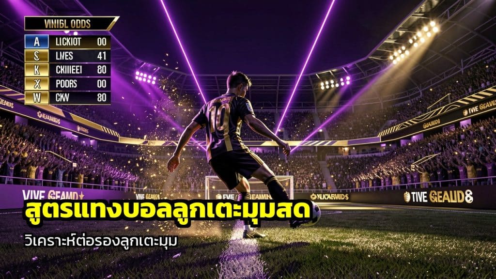 สูตรแทงบอลลูกเตะมุมสด