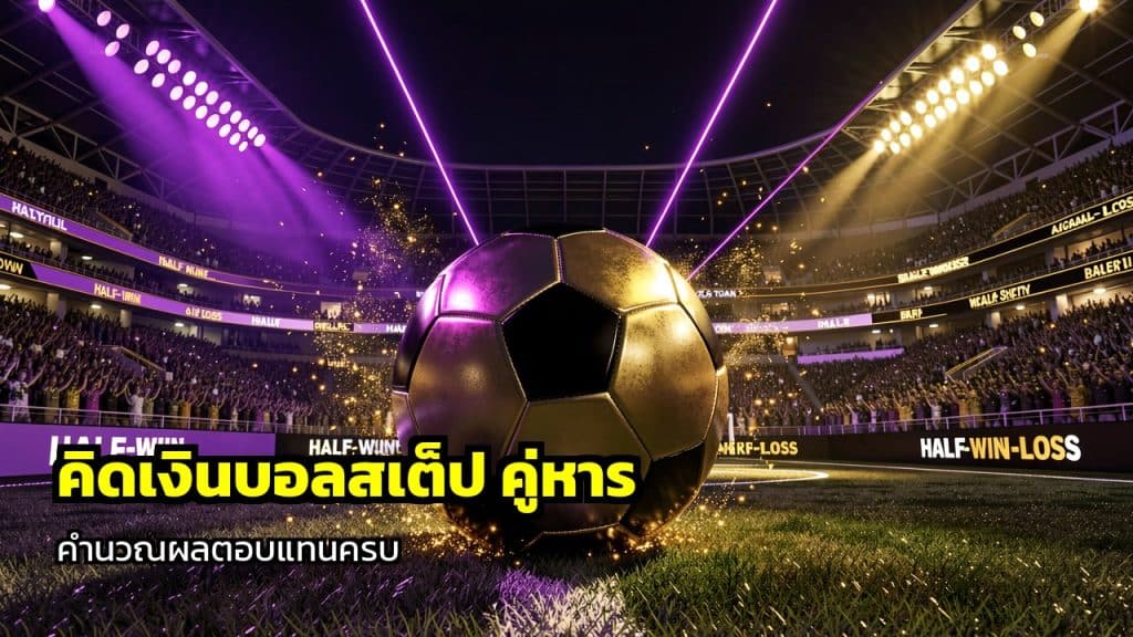 วิธีคิดเงินบอลสเต็ปมีคู่หาร