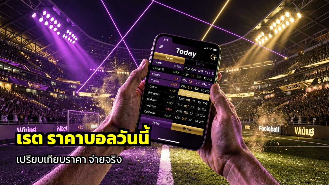 เช็กตารางเรต ราคาบอลวันนี้