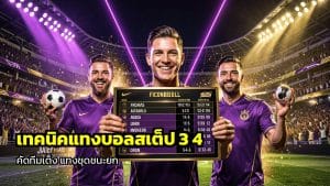 เทคนิคกาบอลสเต็ป 3 ไขว้ 4